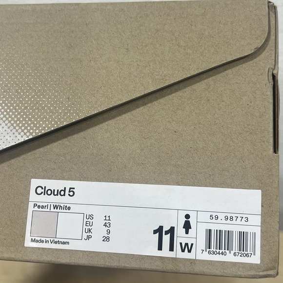 On Running Cloud 5 Pearl/White Breatheable Shoes Women Size 11 Light Brand New - Picture 8 of 8